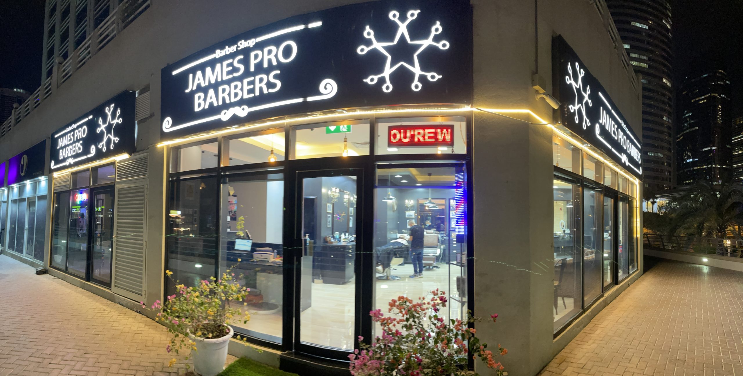 James pro barber shop location